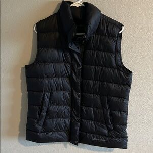 Eddie Bauer Black Quilted Vest